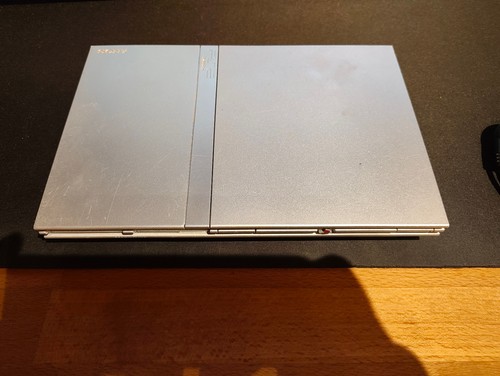 Sony playstation slim silver - playstation, 2
