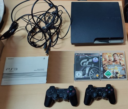 Playstation slim mit 2 - playstation, (mit